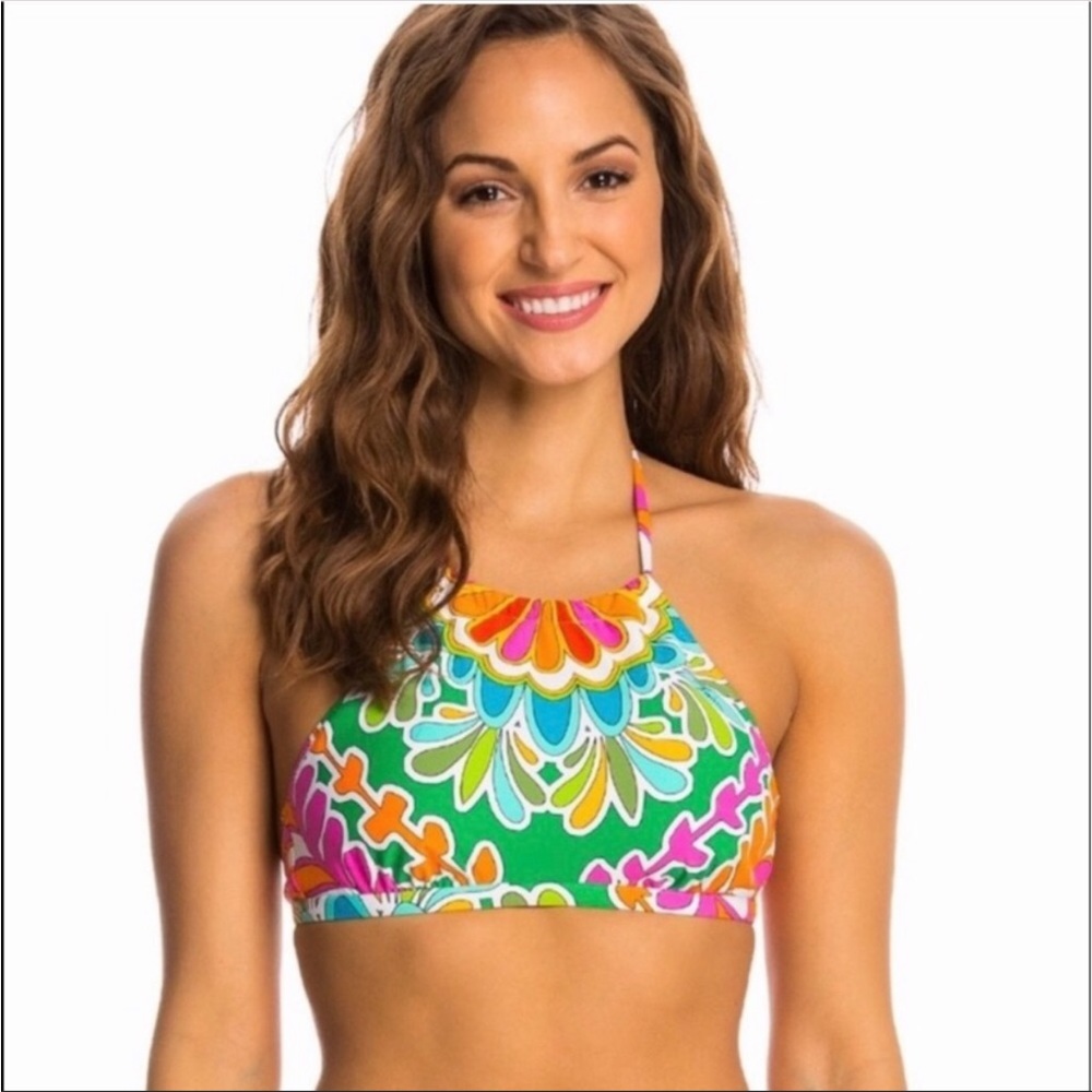 Size 6 Trina Turk Bikini in Tamarind Print, Great Condition